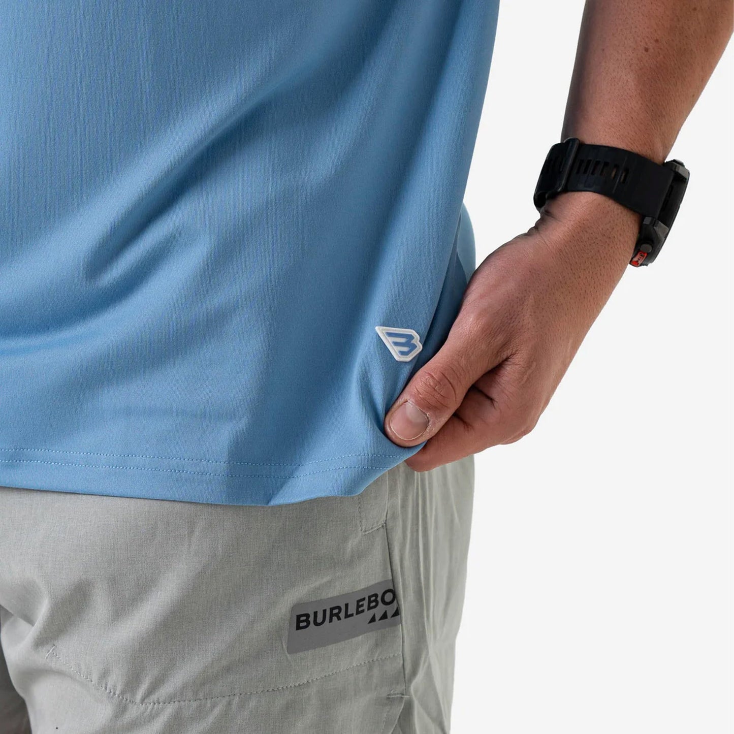 Burlebo Go to Tee – Men’s Lightweight Performance Shirt with UPF 50 Sun Protection