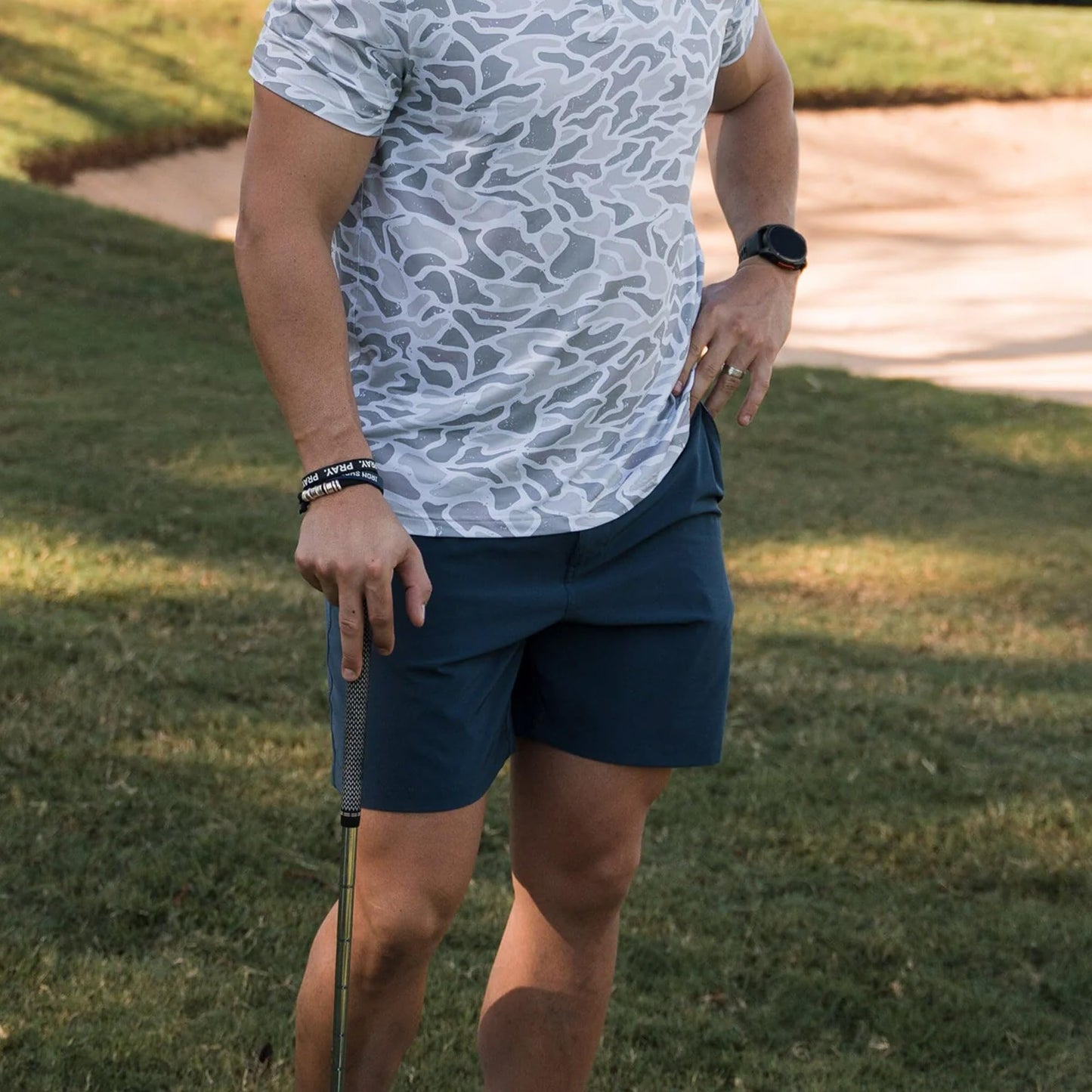 BURLEBO Men’s Everyday Shorts – Lightweight Casual Shorts with Stretch Fabric and Functional Pockets