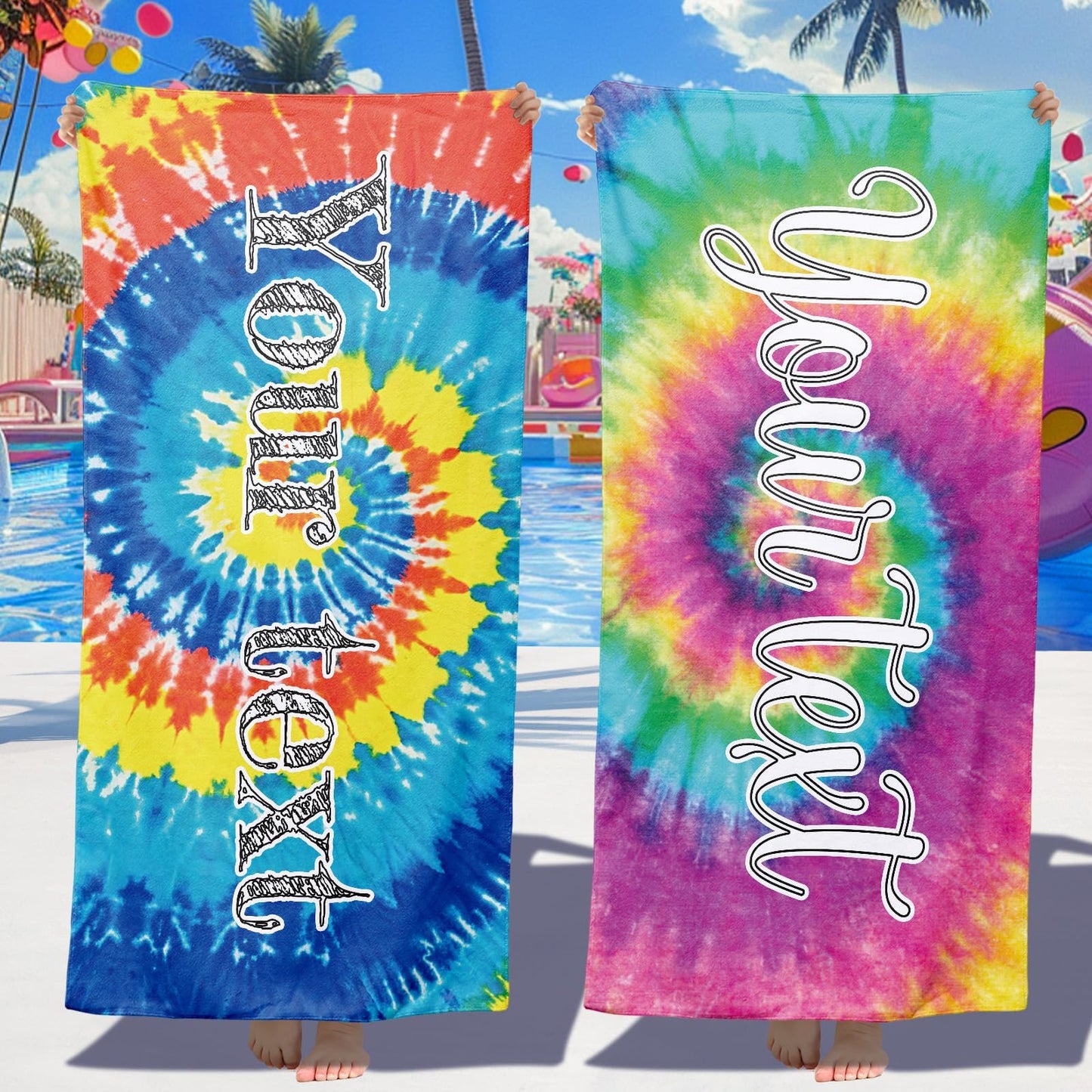 Personalized Beach Towels for Kids - Custom Ice Cream Drip Baseball Beach Towel for Boys,Customized Ultra Absorbent Super Soft Swim/Pool Towel,Team Gift,Youth Baseball Gift for Boys