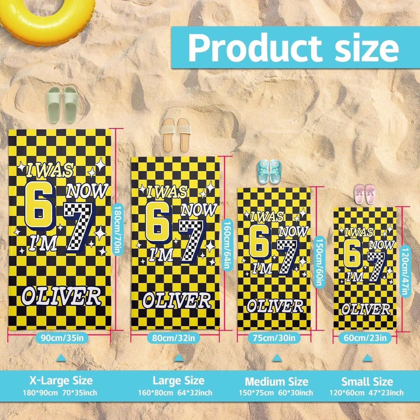Personalized Beach Towels for Kids - Custom Ice Cream Drip Baseball Beach Towel for Boys,Customized Ultra Absorbent Super Soft Swim/Pool Towel,Team Gift,Youth Baseball Gift for Boys
