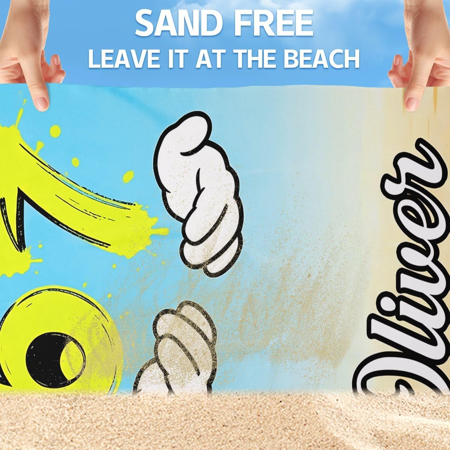 Personalized Beach Towels for Kids - Custom Ice Cream Drip Baseball Beach Towel for Boys,Customized Ultra Absorbent Super Soft Swim/Pool Towel,Team Gift,Youth Baseball Gift for Boys