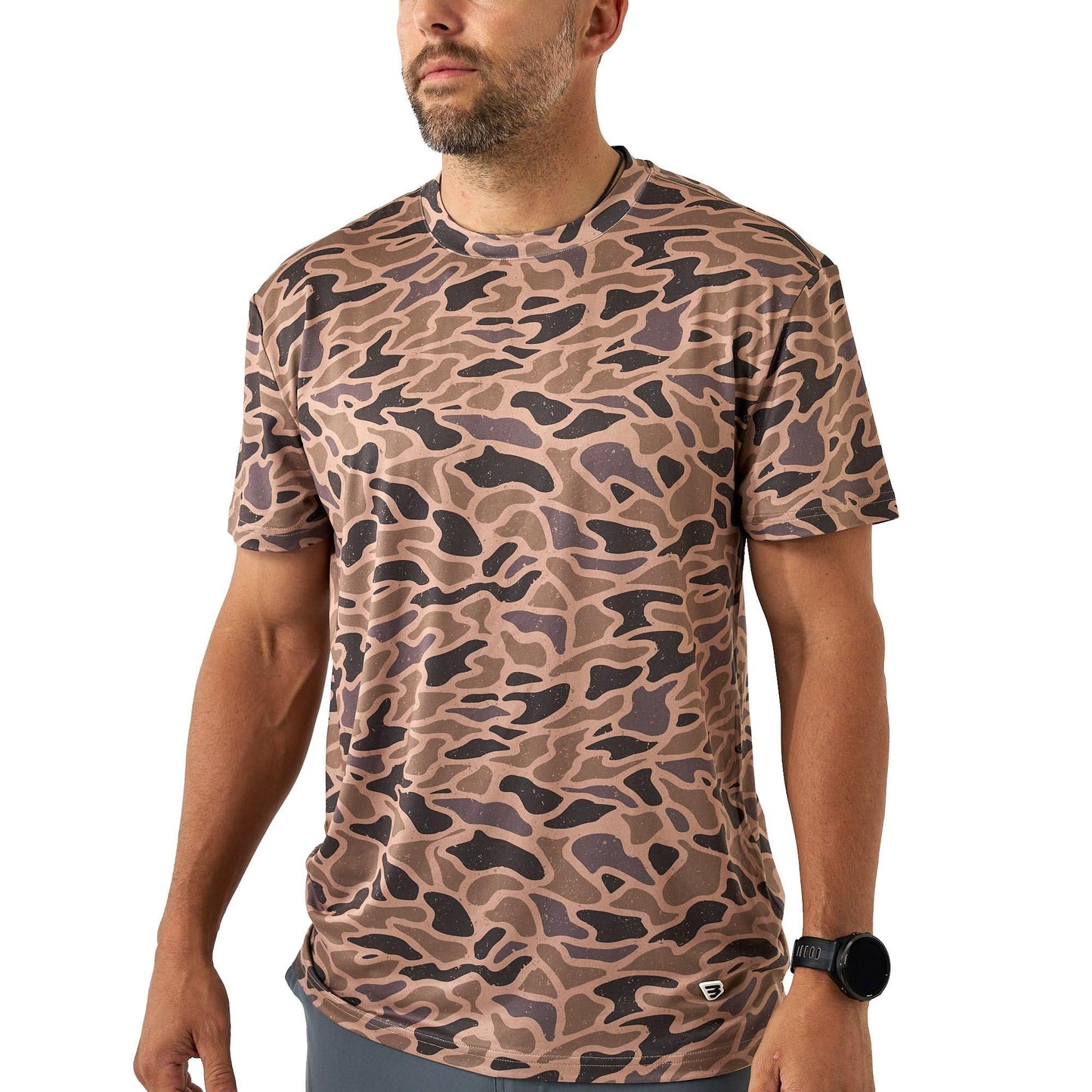 Burlebo Go to Tee – Men’s Lightweight Performance Shirt with UPF 50 Sun Protection