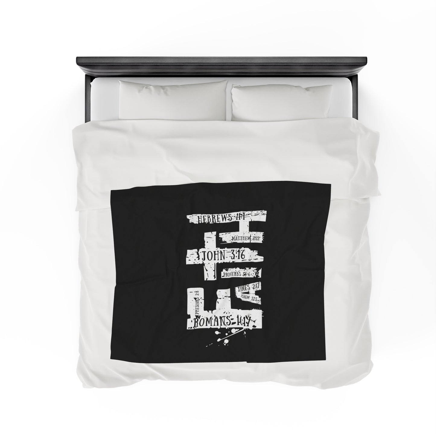 FAITH Velveteen Plush Blanket