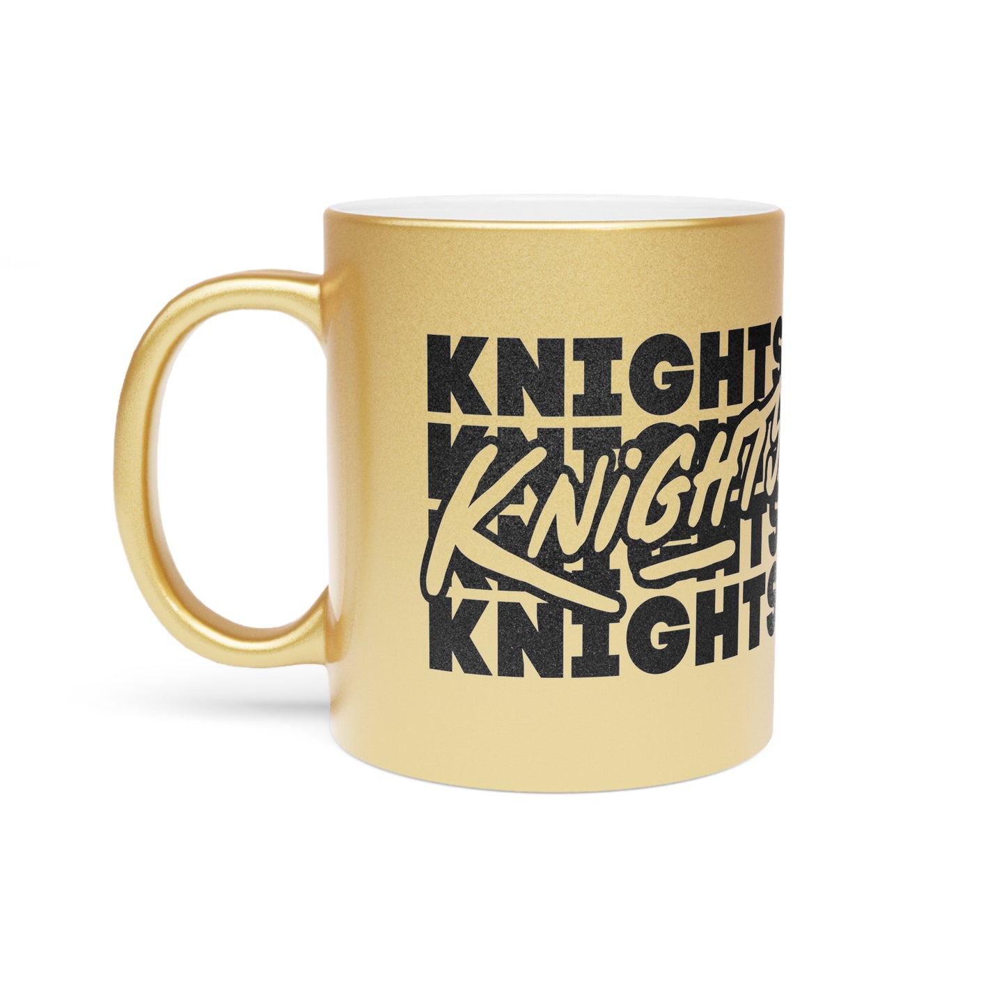 KNIGHTS Metallic Mug (Silver\Gold)