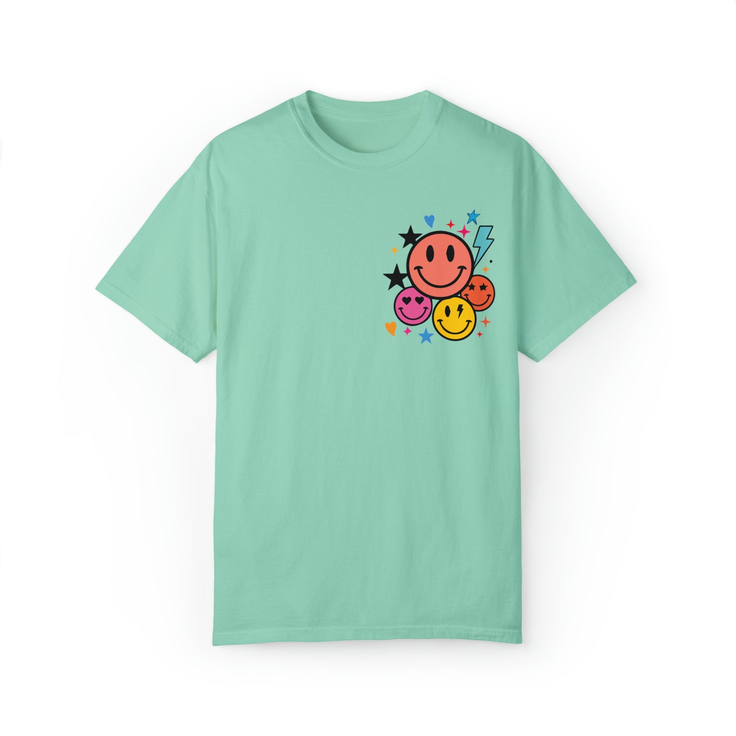 Jesus Smiley Unisex Garment-Dyed T-shirt