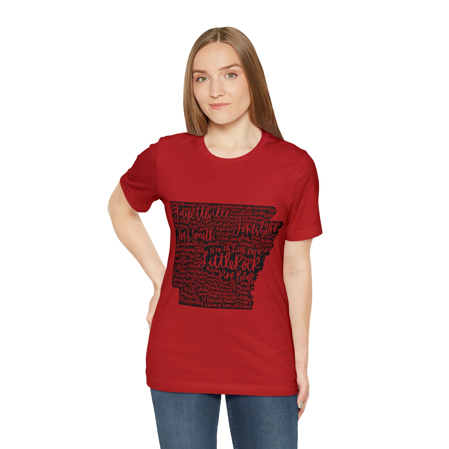 Arkansas Unisex Jersey Short Sleeve Tee