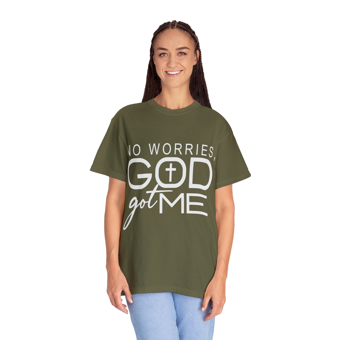 Gods got me  Unisex Garment-Dyed T-shirt