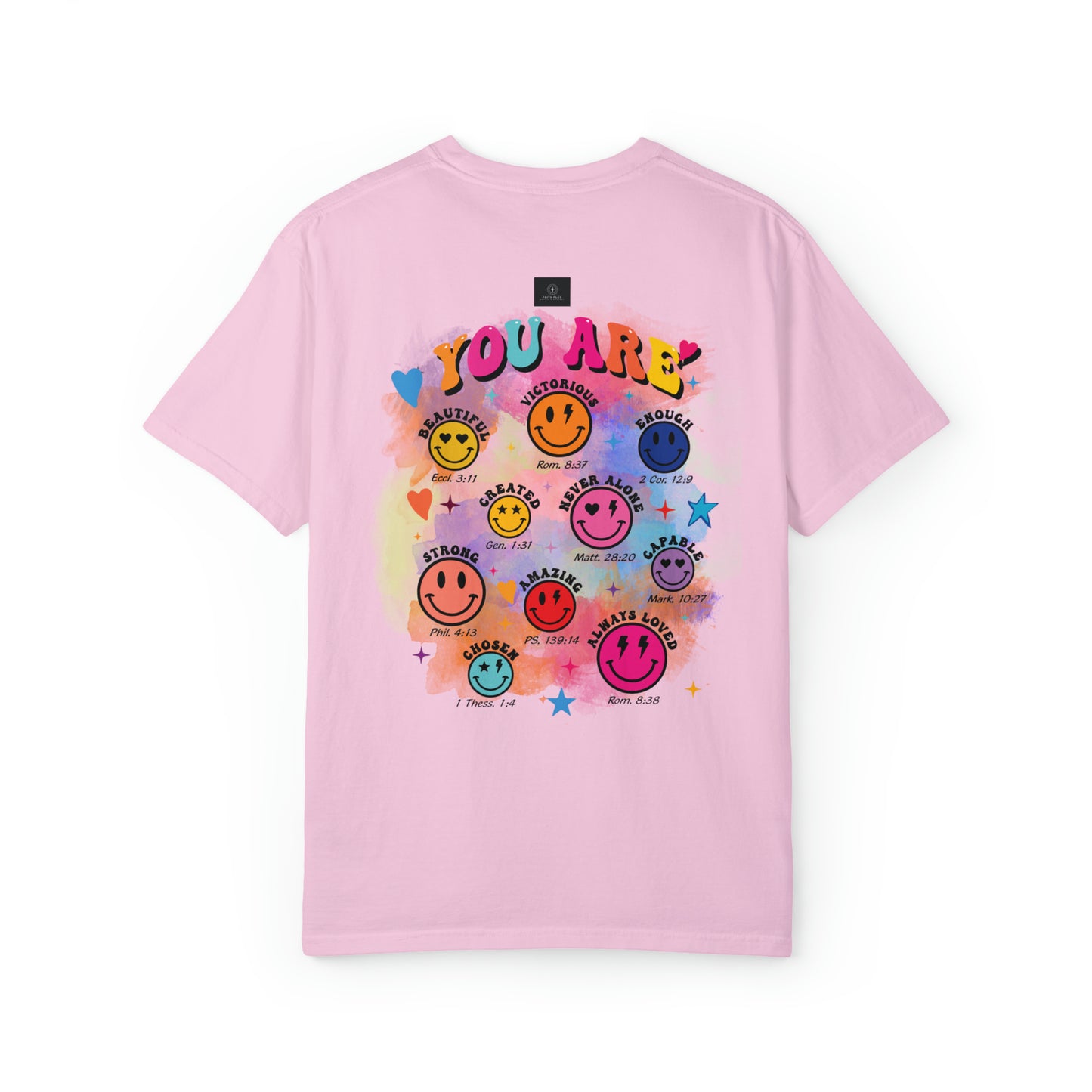 Jesus Smiley Unisex Garment-Dyed T-shirt