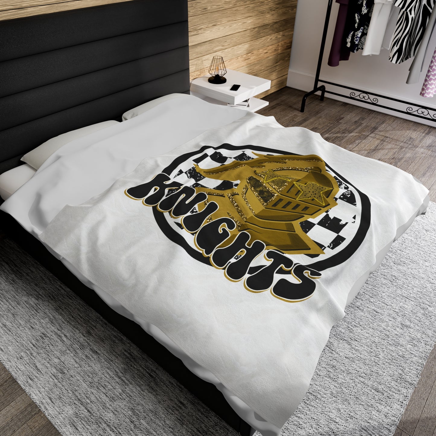 Knight Velveteen Plush Blanket