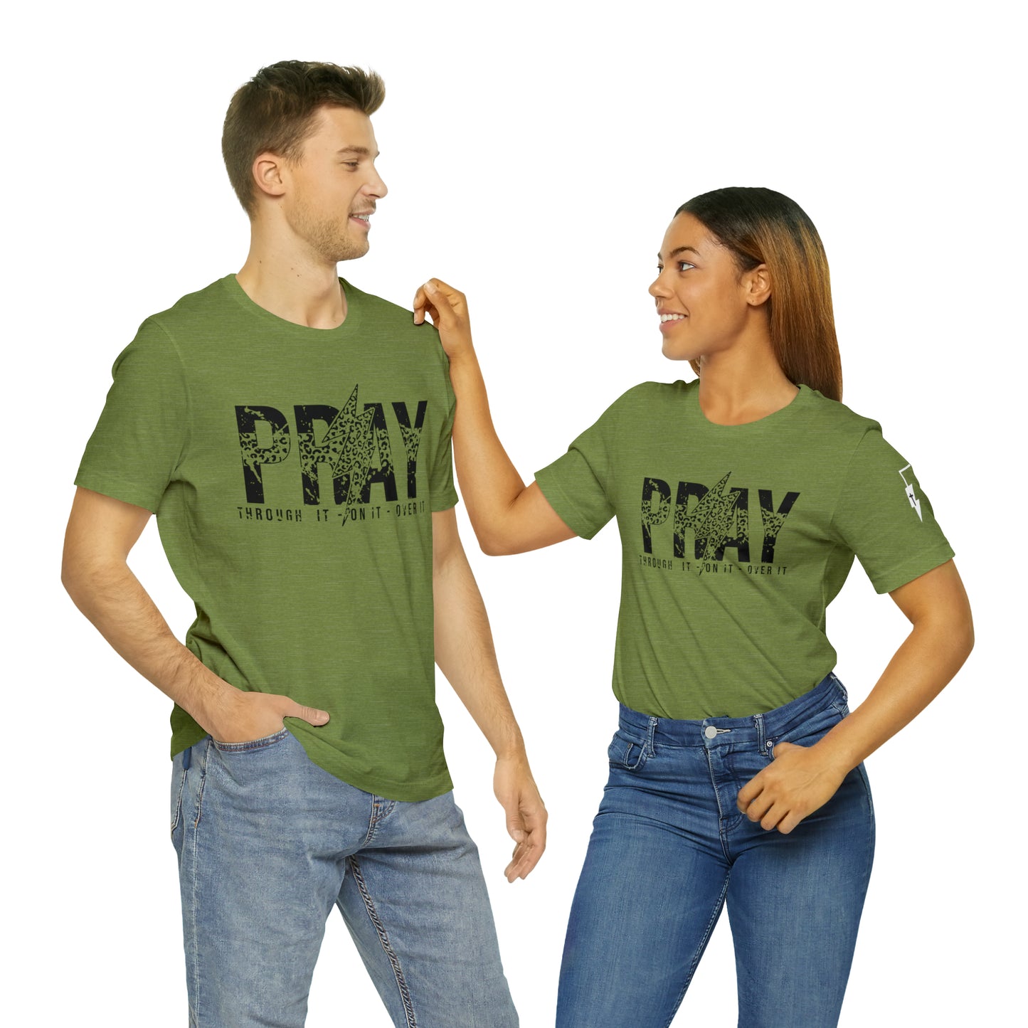 Pray Bolt Sleeve Tee