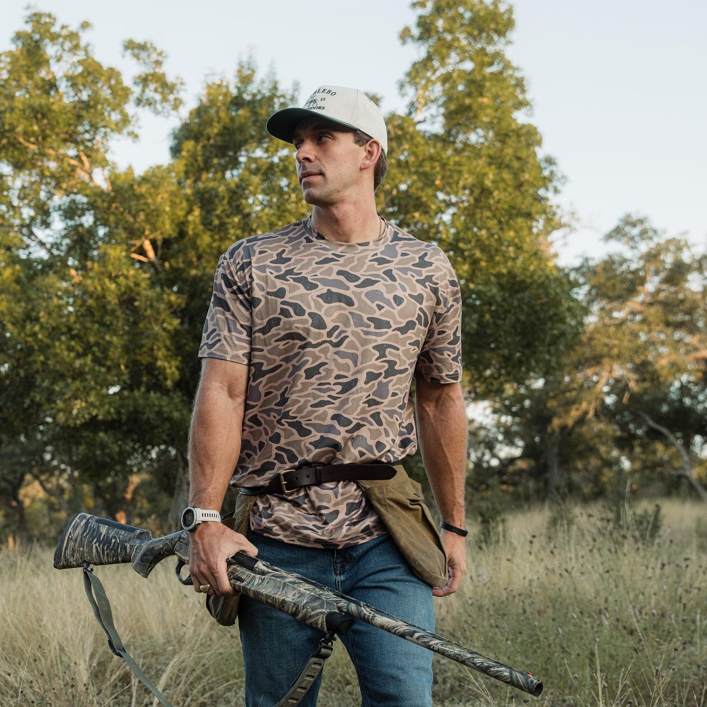 Burlebo Go to Tee – Men’s Lightweight Performance Shirt with UPF 50 Sun Protection