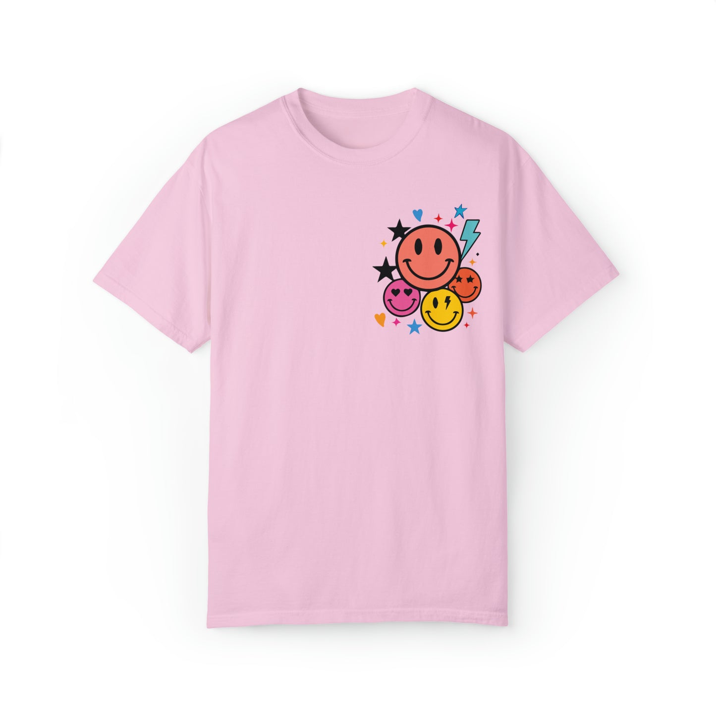 Jesus Smiley Unisex Garment-Dyed T-shirt