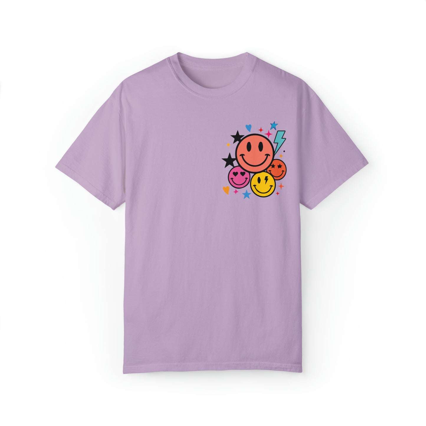Jesus Smiley Unisex Garment-Dyed T-shirt