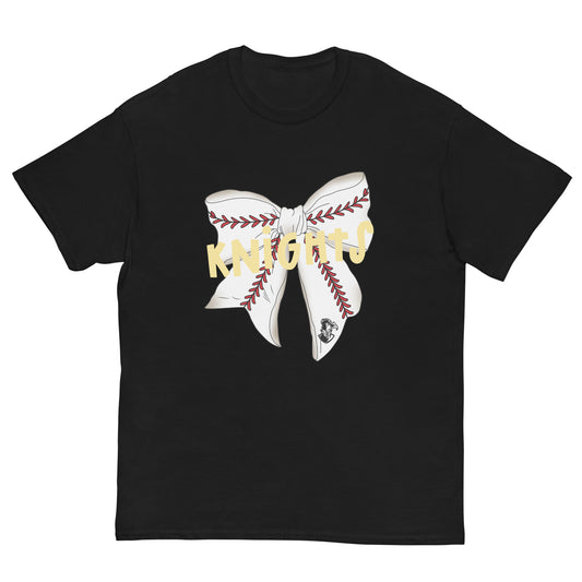 KNIGHTS BASEBALL BOW TSHIRT