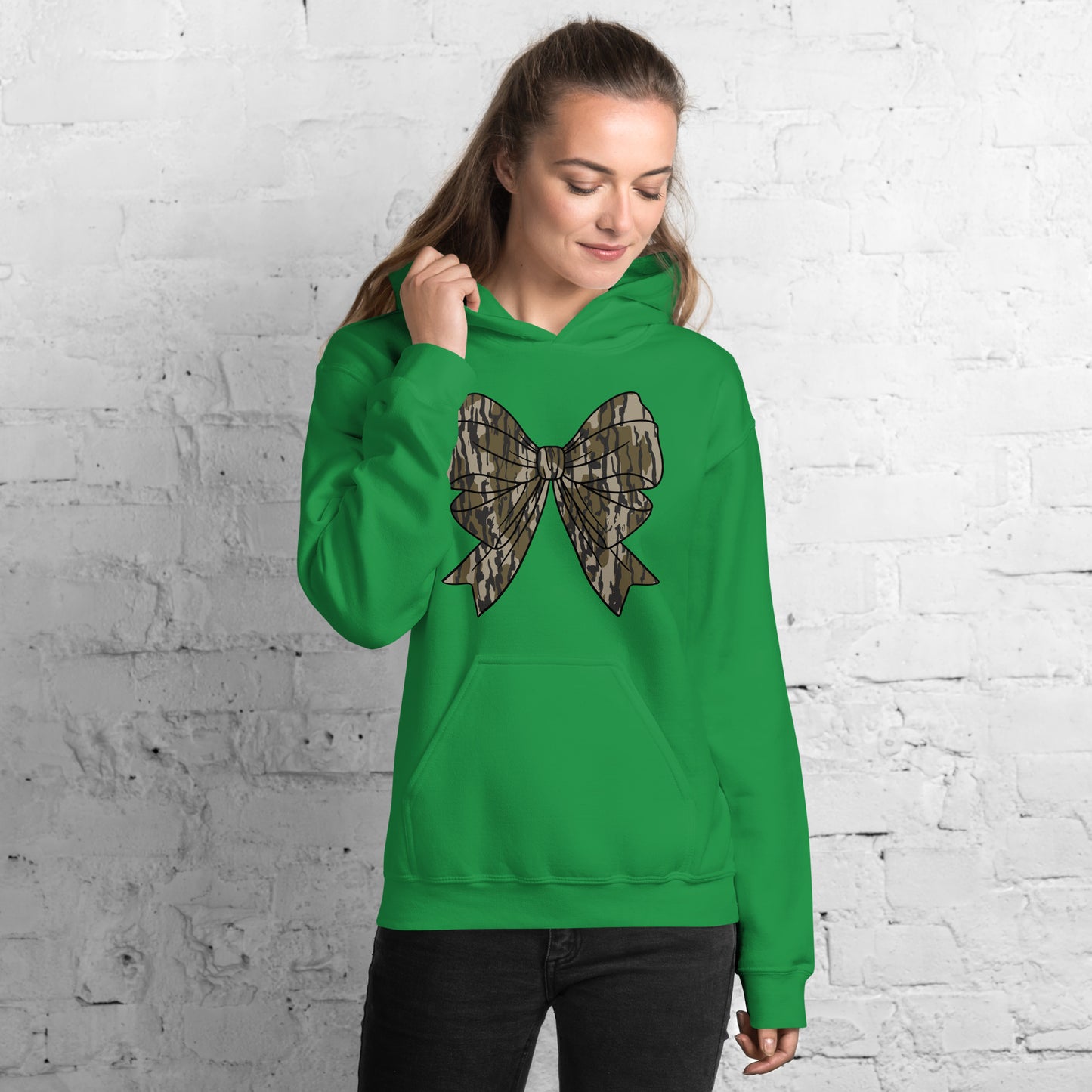 bottomland bow camo hoodie