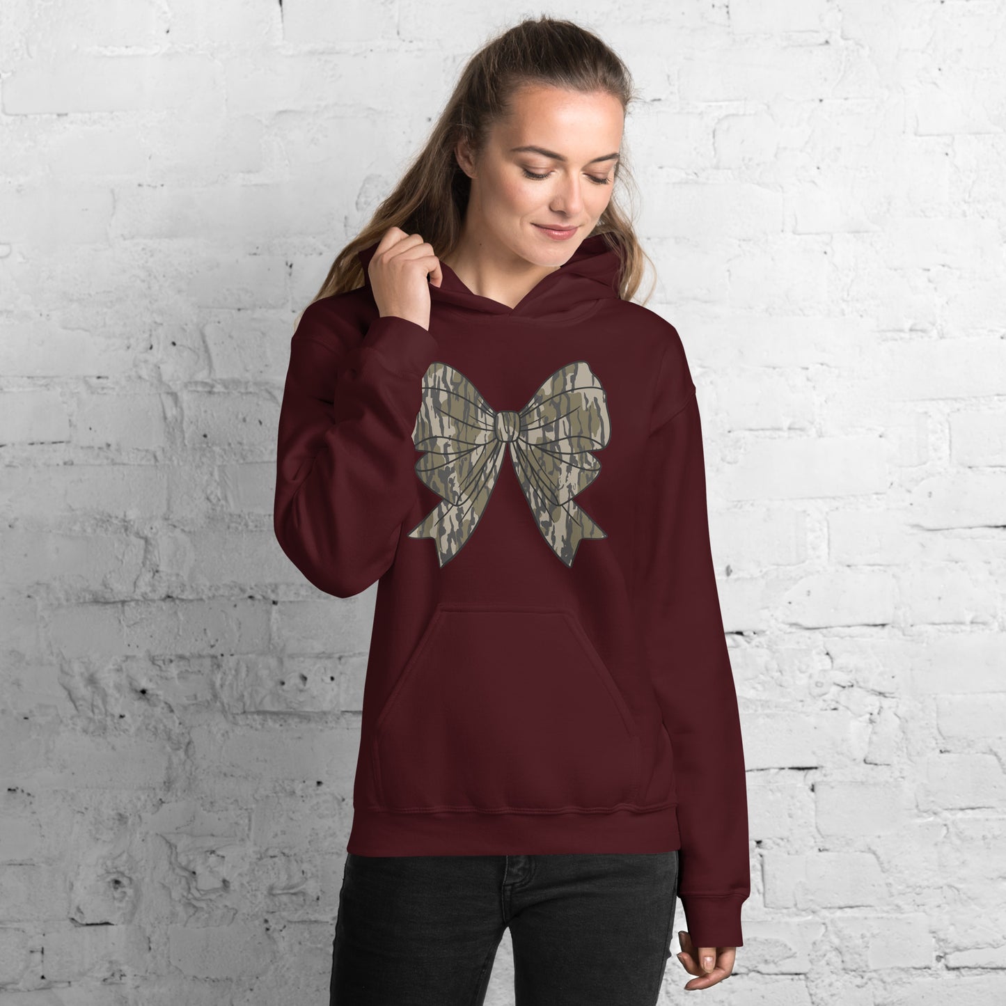 bottomland bow camo hoodie