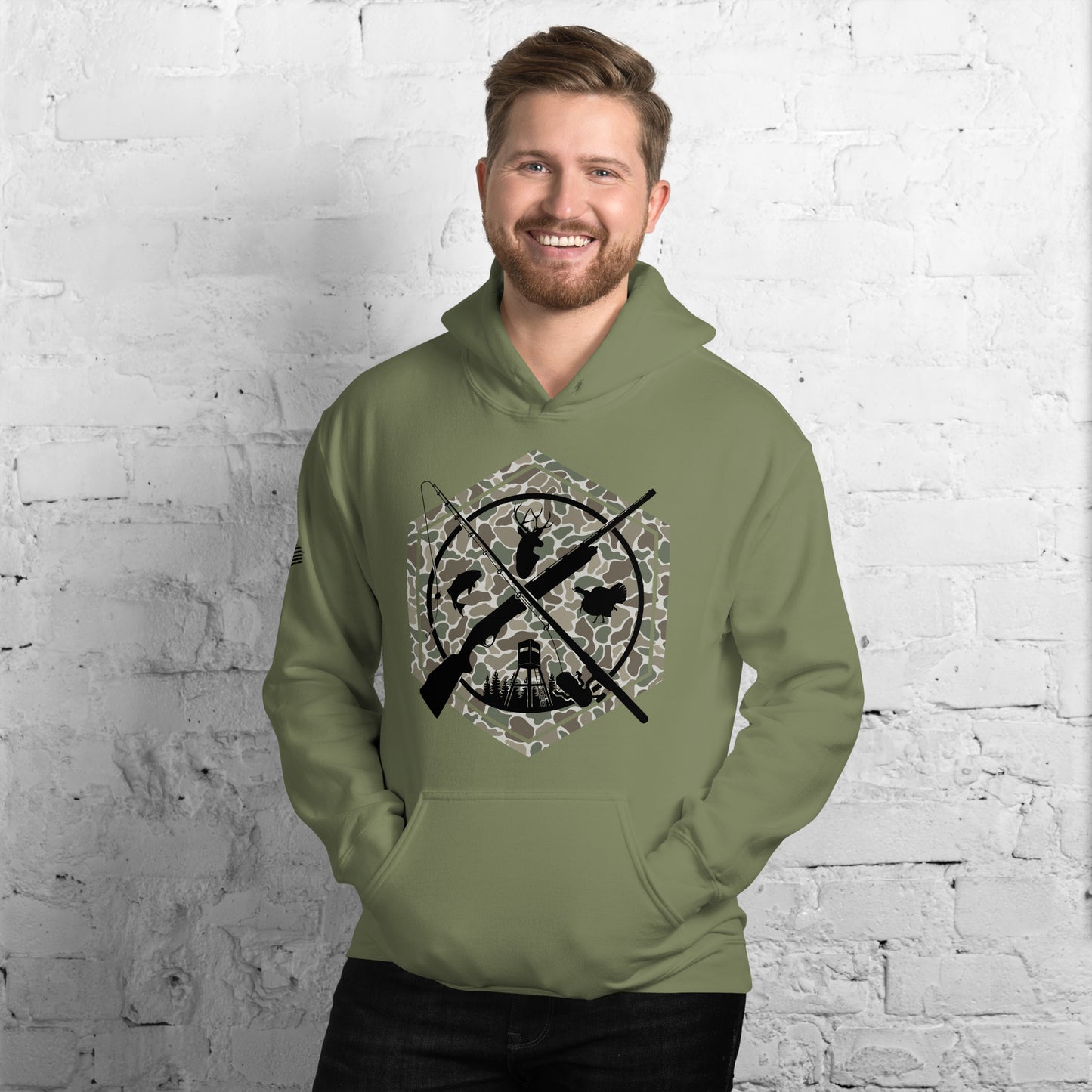 camo hunting Unisex Hoodie