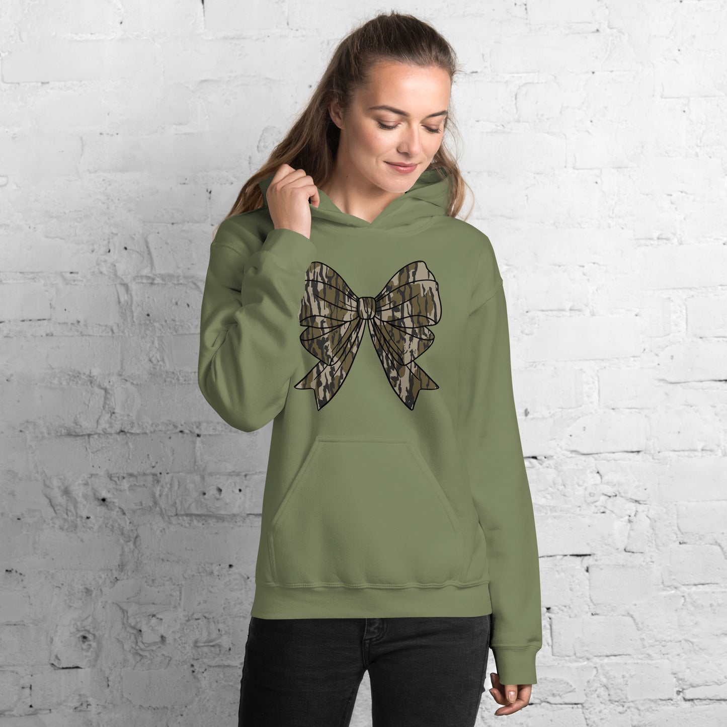 bottomland bow camo hoodie