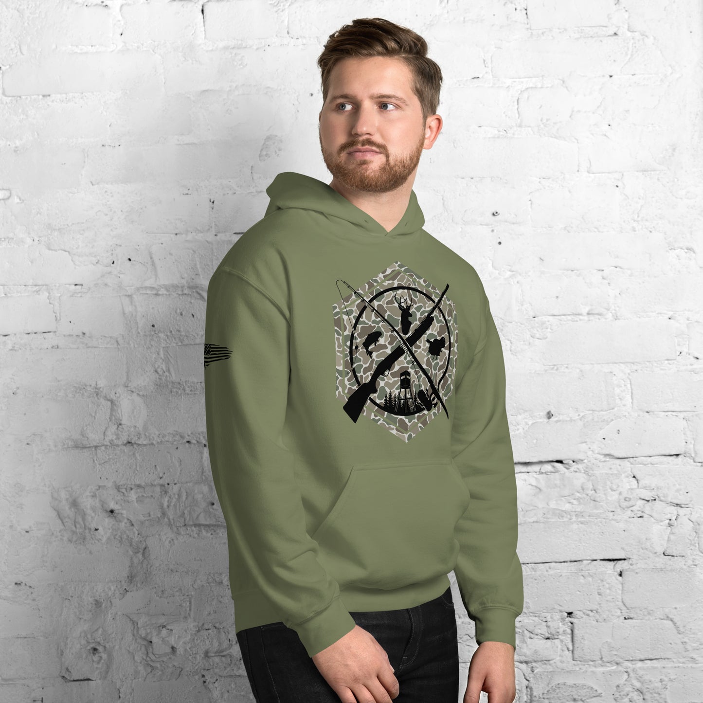 camo hunting Unisex Hoodie