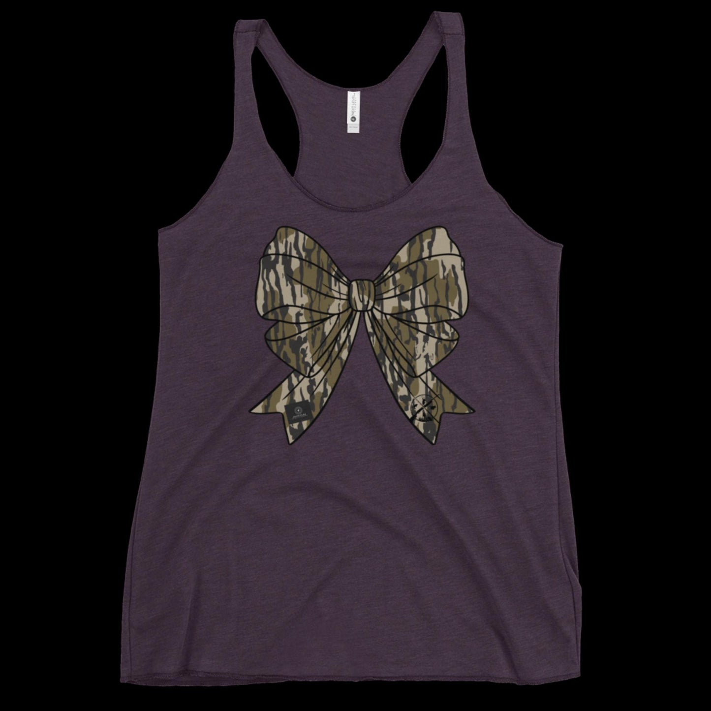 Bottomland Camo Bow racerback tank