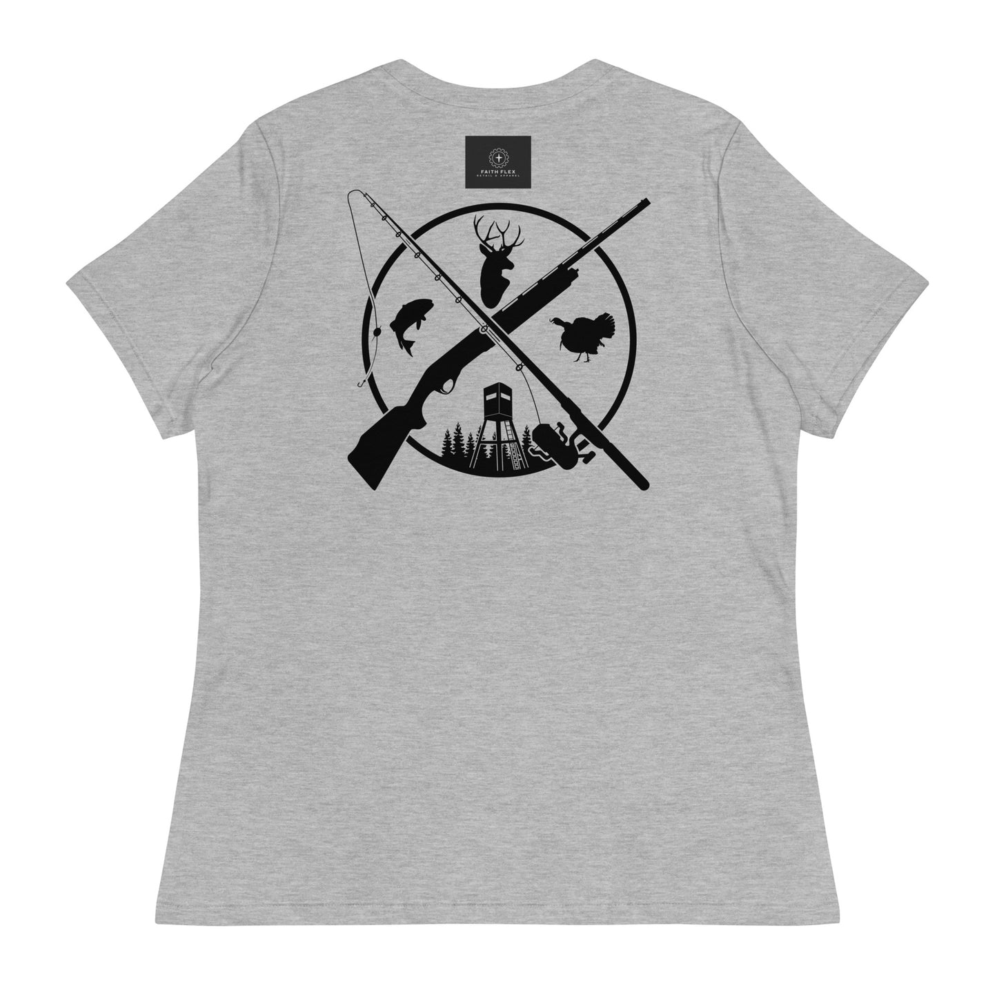 BOTTOMLAND CAMO BOW Women's Relaxed T-Shirt