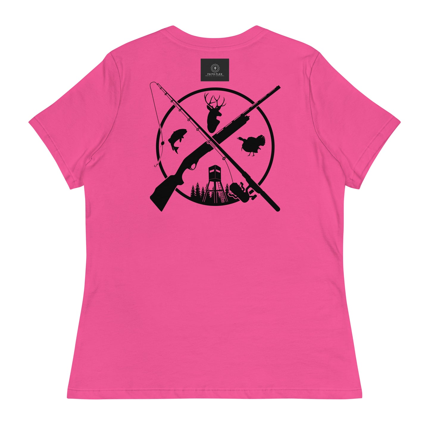 BOTTOMLAND CAMO BOW Women's Relaxed T-Shirt