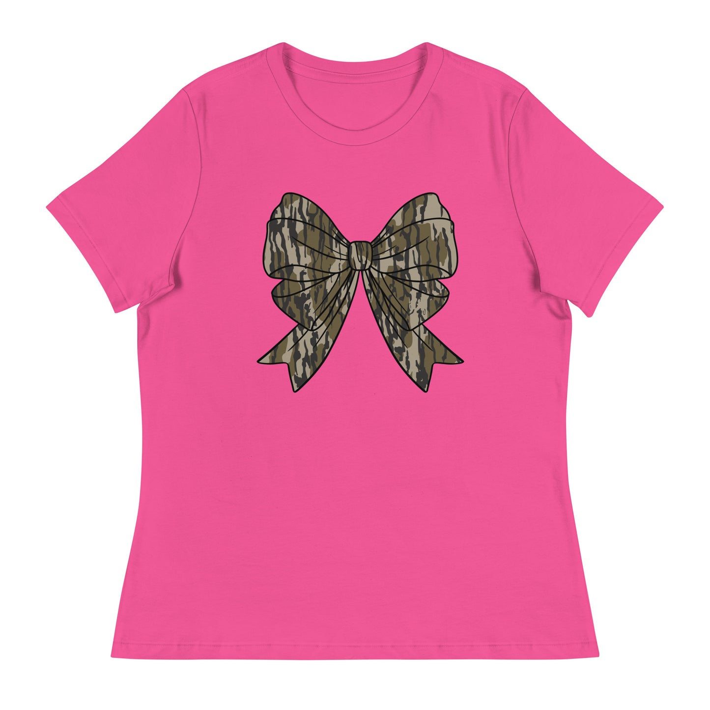 BOTTOMLAND CAMO BOW Women's Relaxed T-Shirt