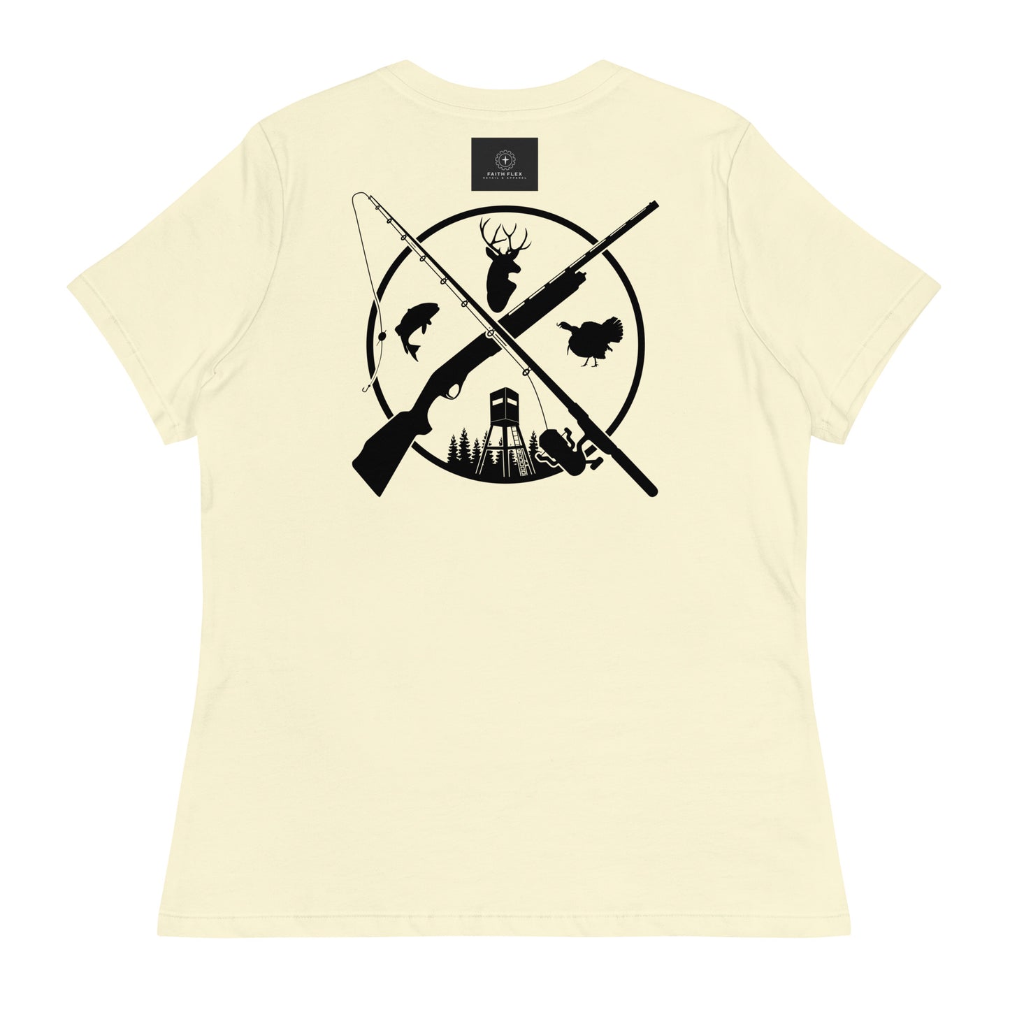 BOTTOMLAND CAMO BOW Women's Relaxed T-Shirt