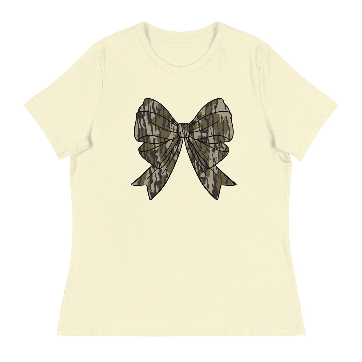BOTTOMLAND CAMO BOW Women's Relaxed T-Shirt