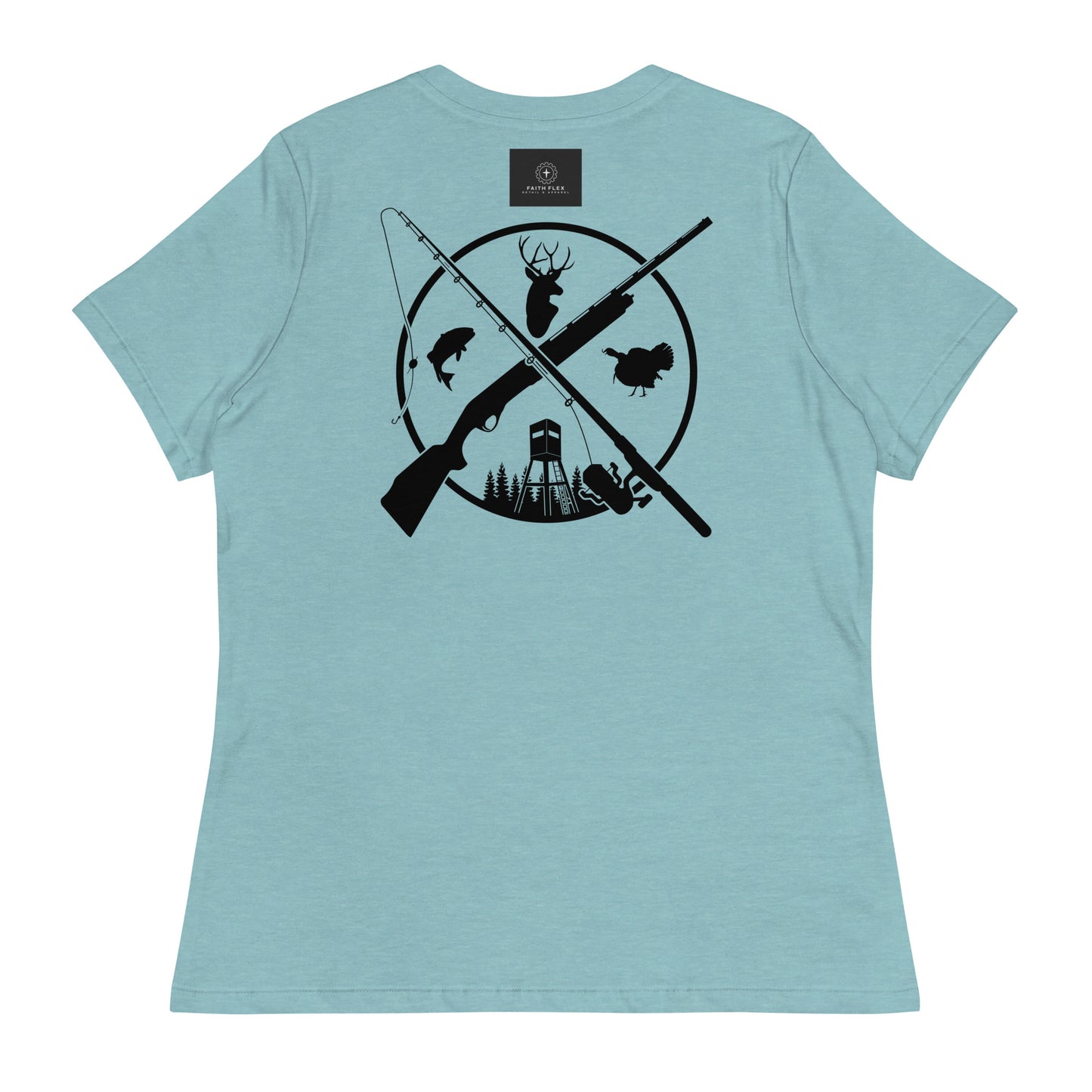 BOTTOMLAND CAMO BOW Women's Relaxed T-Shirt