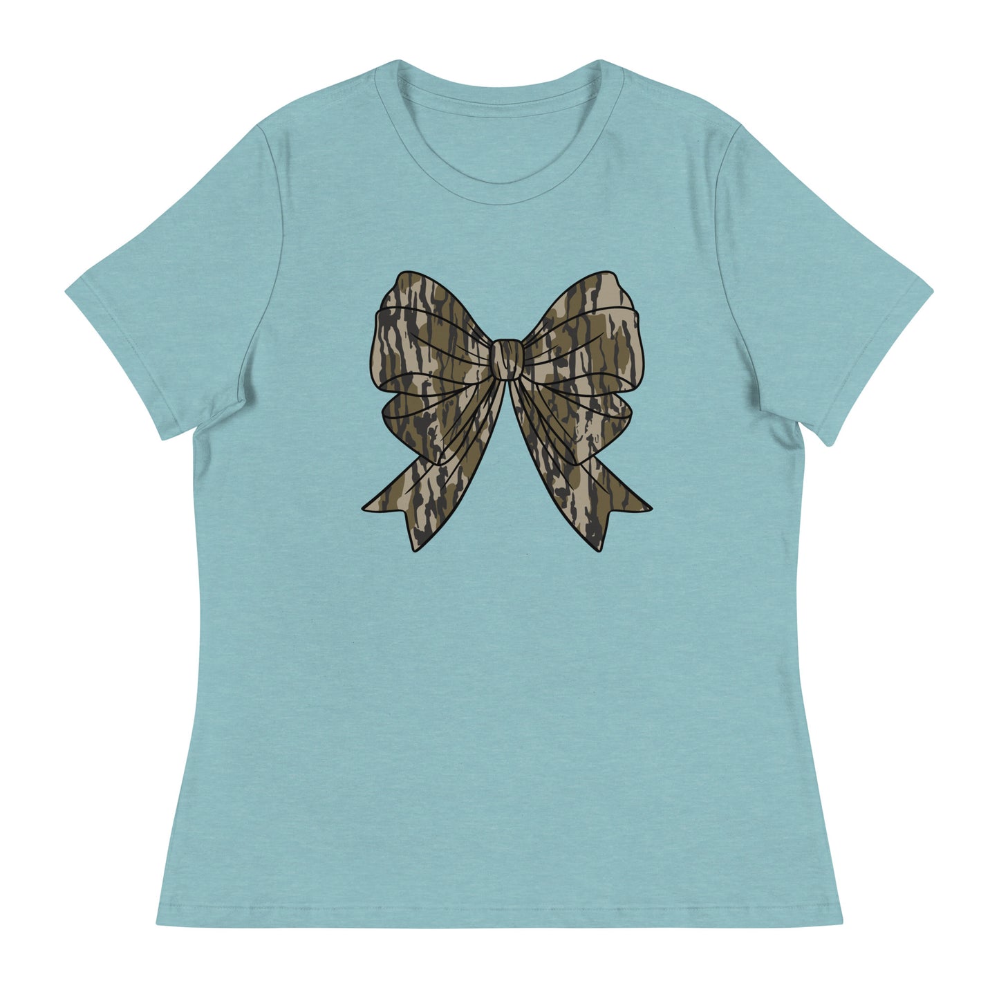 BOTTOMLAND CAMO BOW Women's Relaxed T-Shirt