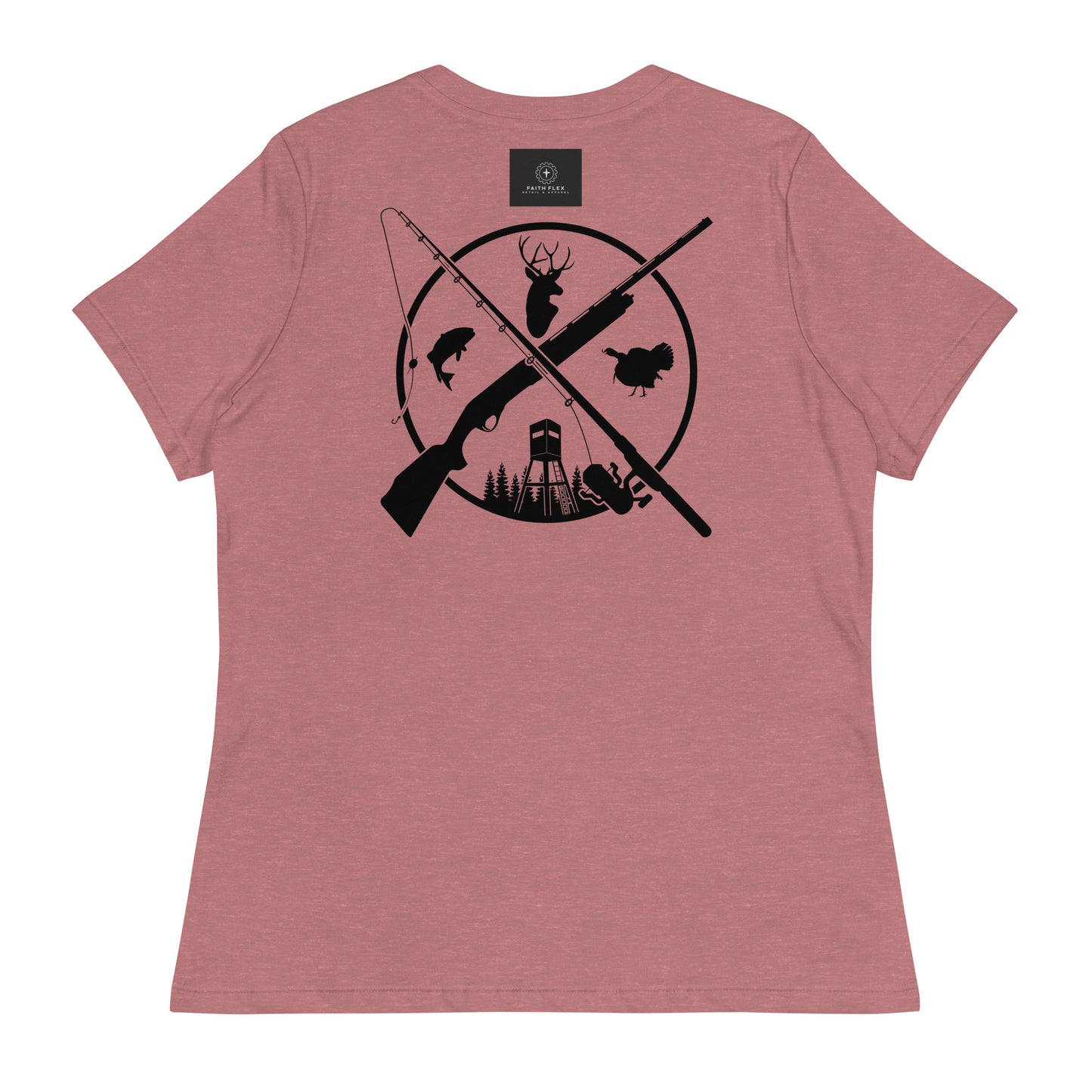 BOTTOMLAND CAMO BOW Women's Relaxed T-Shirt