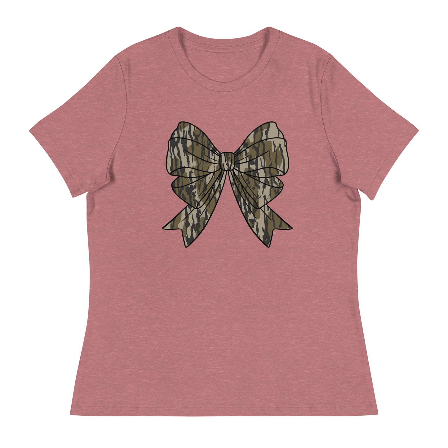 BOTTOMLAND CAMO BOW Women's Relaxed T-Shirt