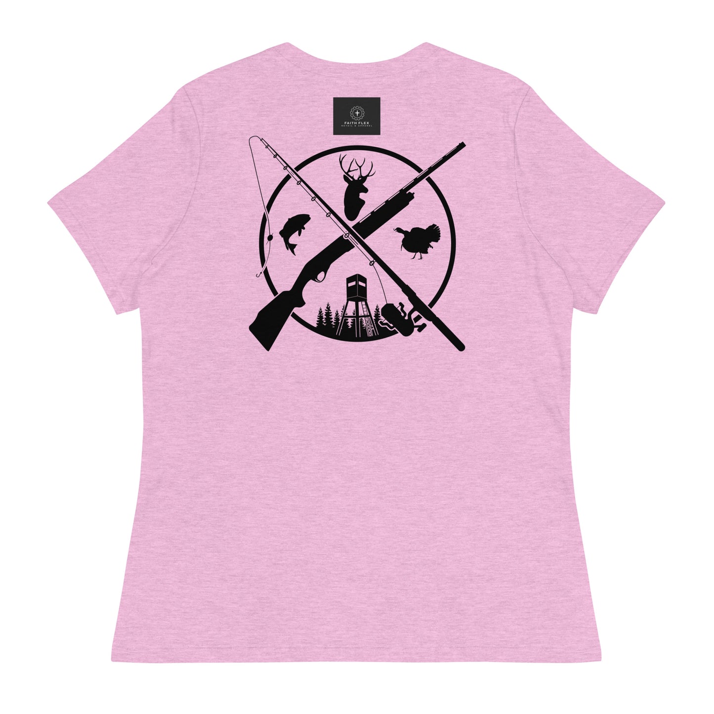 BOTTOMLAND CAMO BOW Women's Relaxed T-Shirt