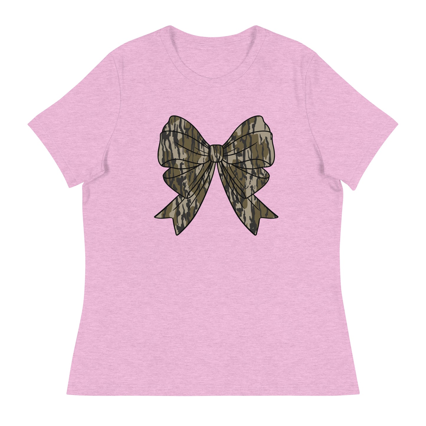 BOTTOMLAND CAMO BOW Women's Relaxed T-Shirt