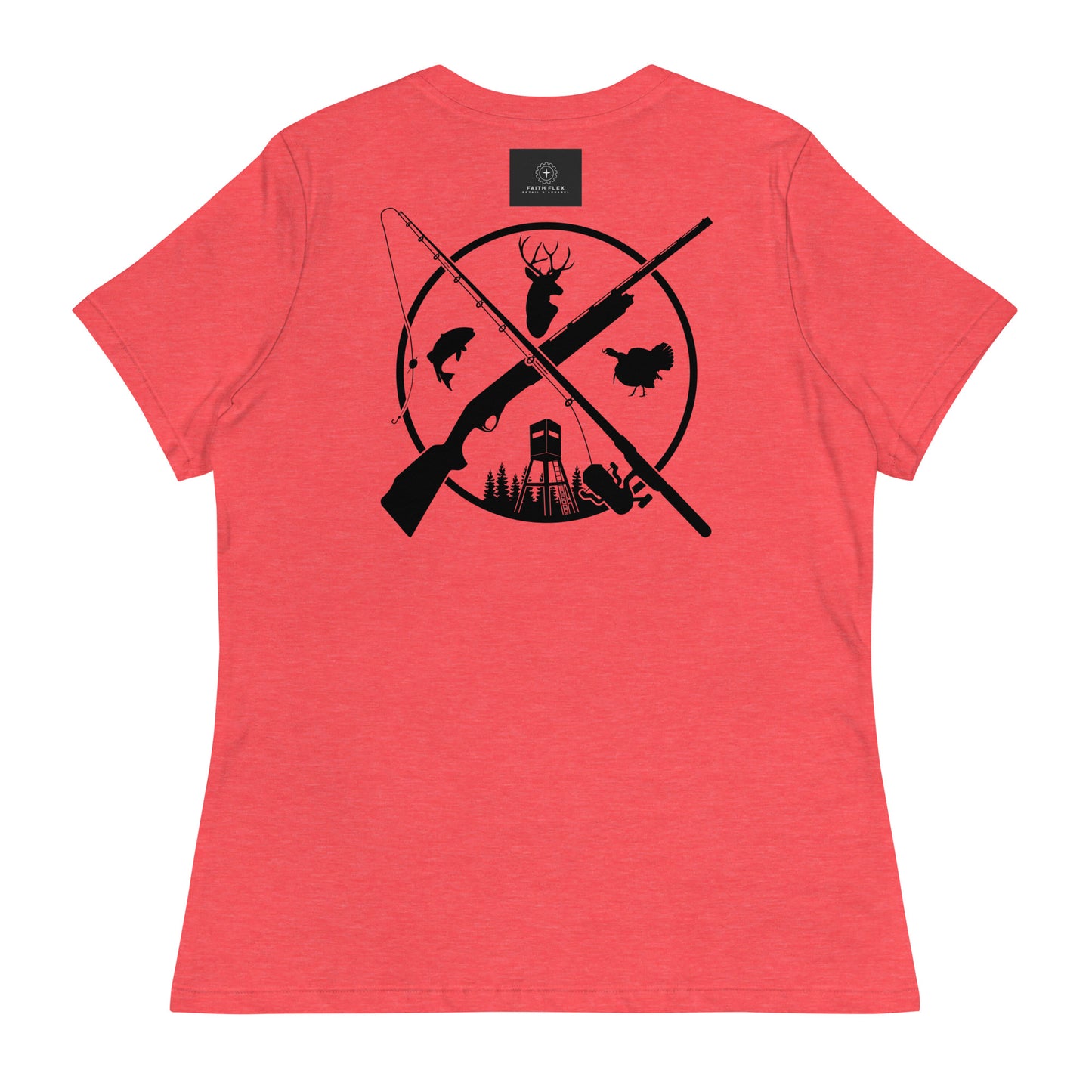 BOTTOMLAND CAMO BOW Women's Relaxed T-Shirt