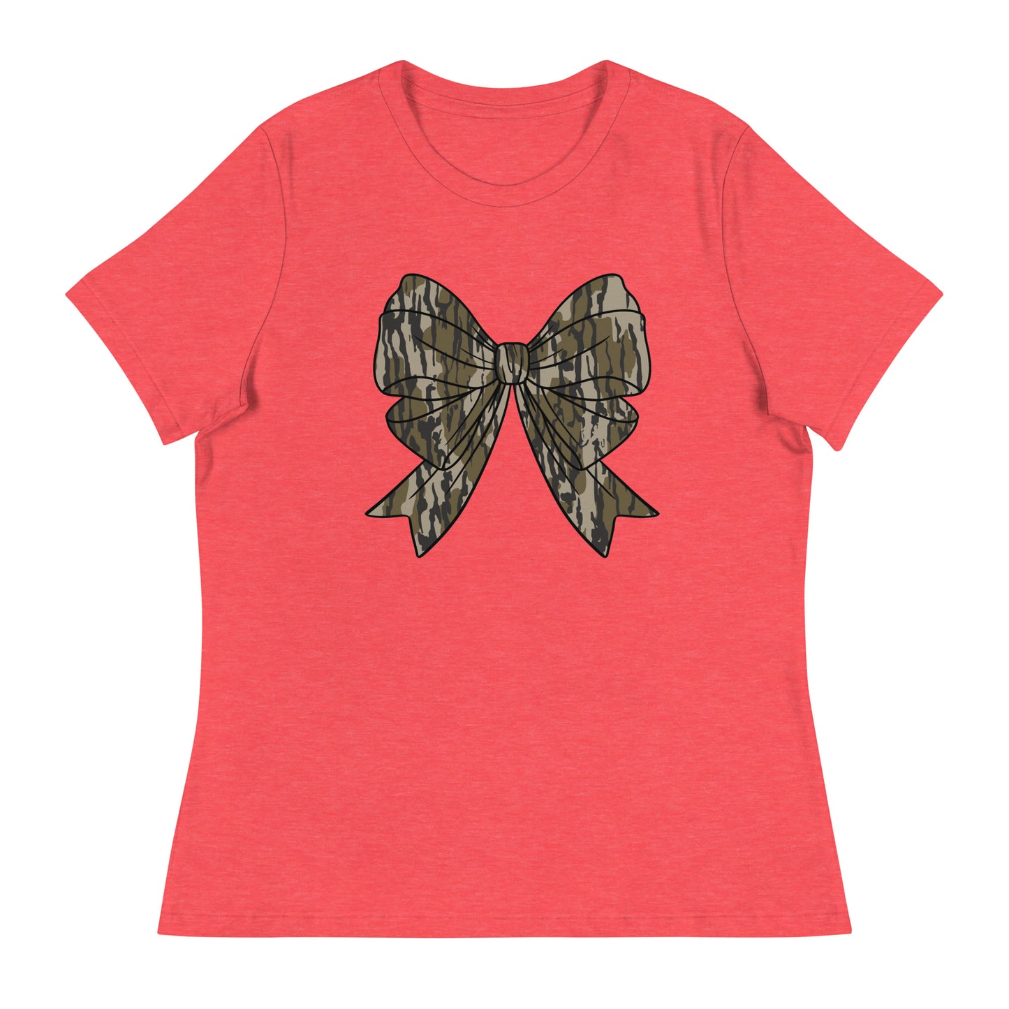 BOTTOMLAND CAMO BOW Women's Relaxed T-Shirt