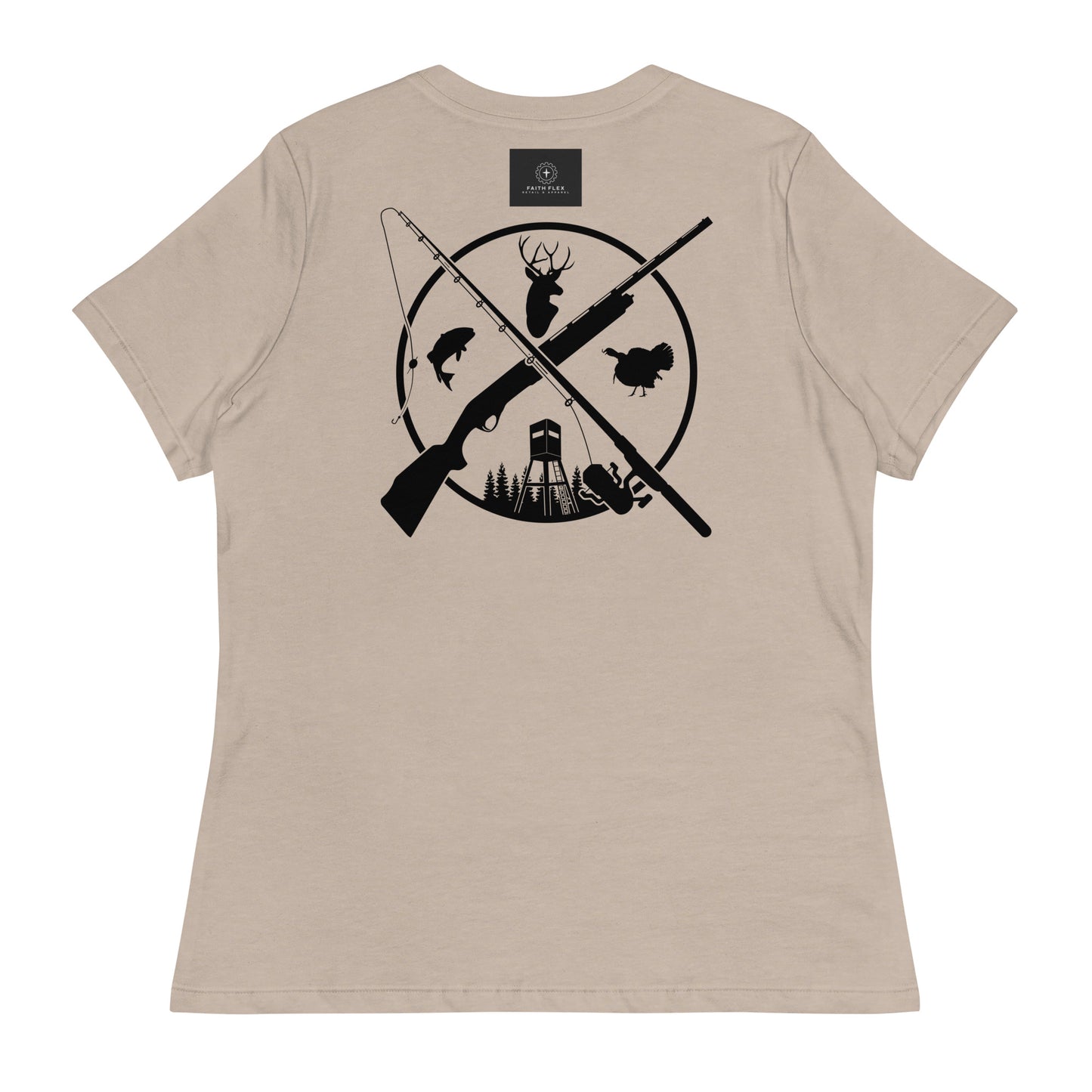 BOTTOMLAND CAMO BOW Women's Relaxed T-Shirt