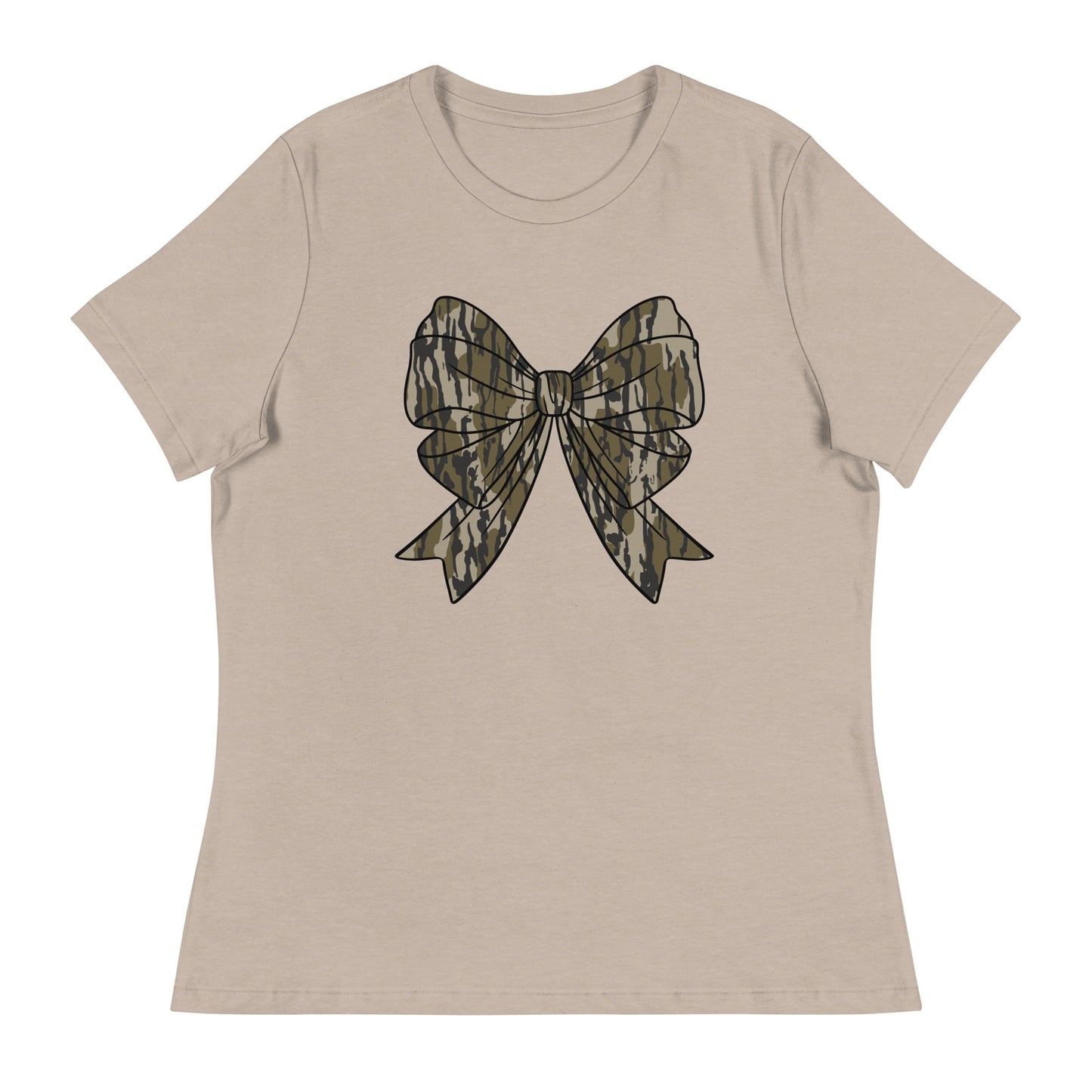 BOTTOMLAND CAMO BOW Women's Relaxed T-Shirt