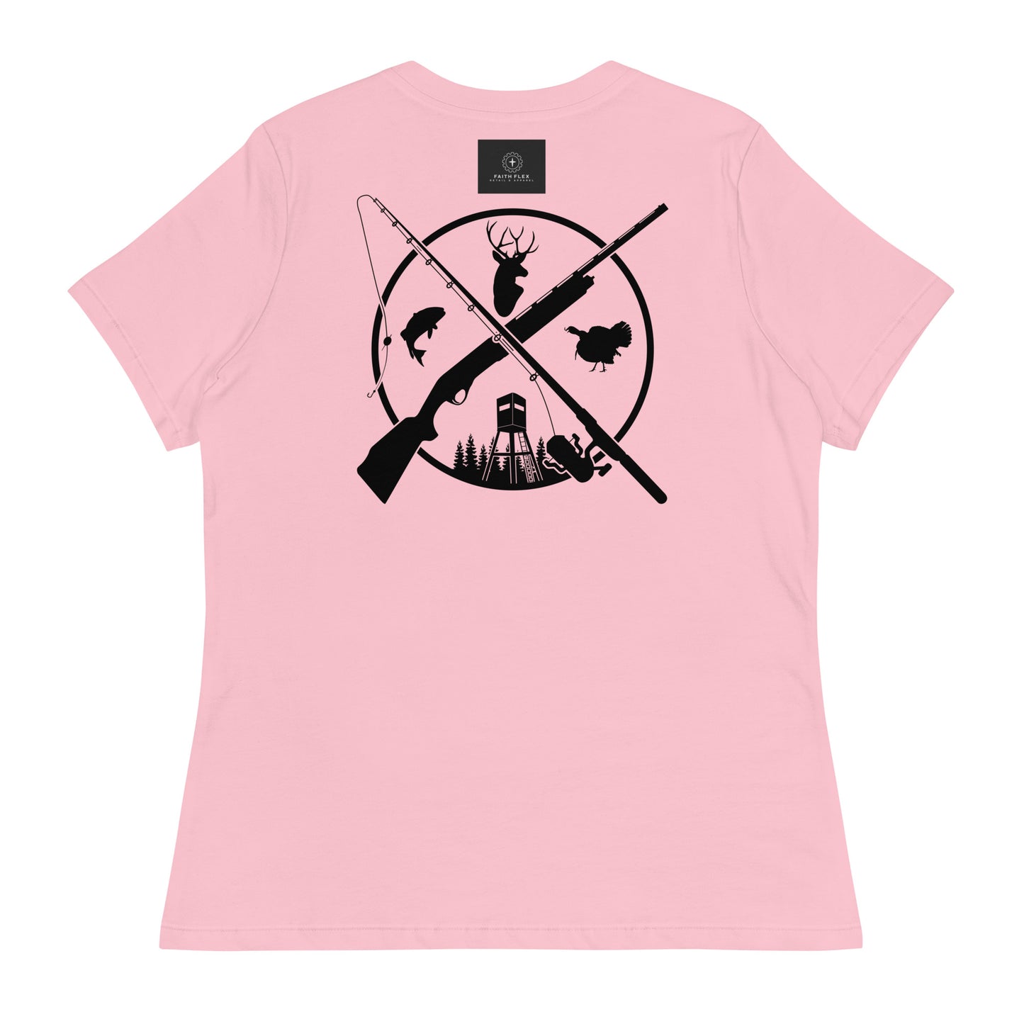BOTTOMLAND CAMO BOW Women's Relaxed T-Shirt