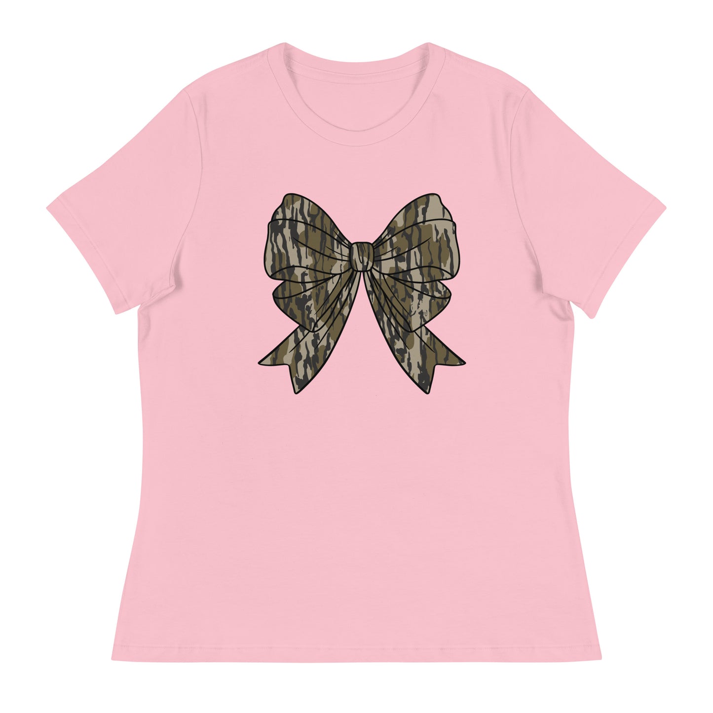 BOTTOMLAND CAMO BOW Women's Relaxed T-Shirt