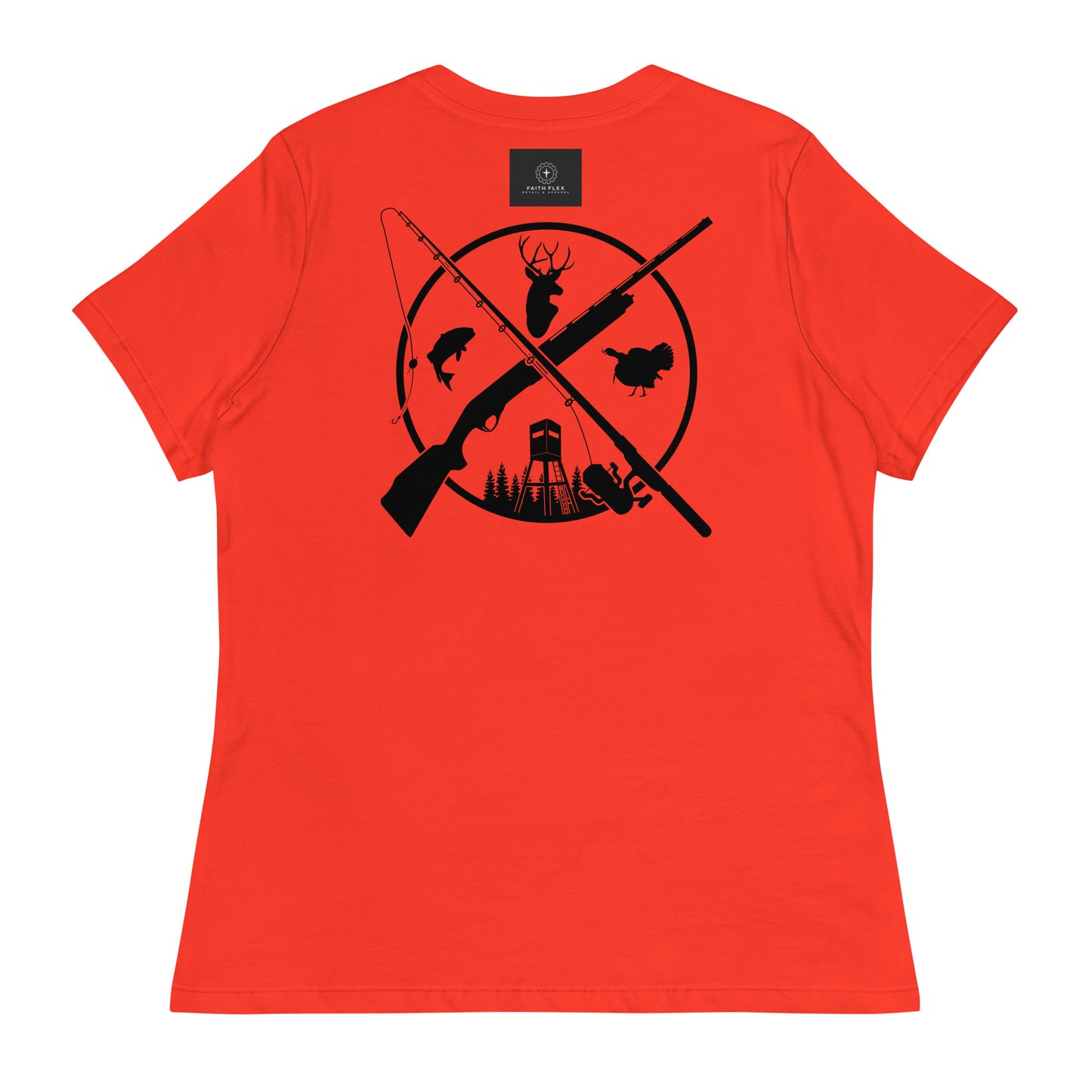 BOTTOMLAND CAMO BOW Women's Relaxed T-Shirt