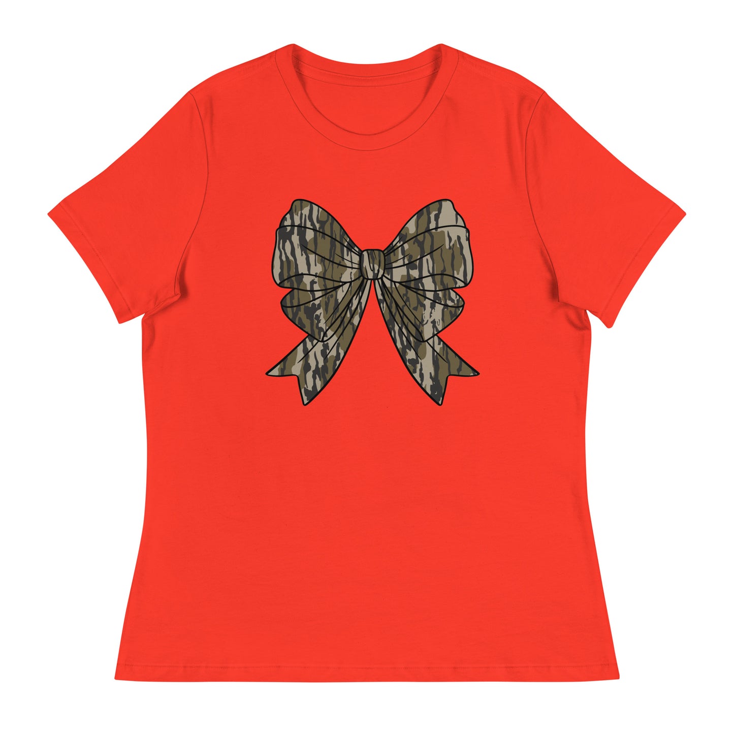 BOTTOMLAND CAMO BOW Women's Relaxed T-Shirt