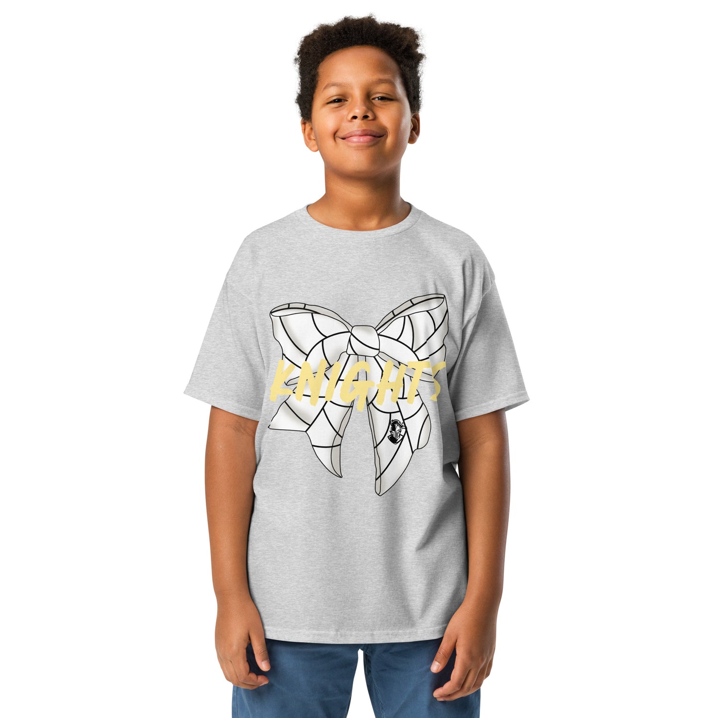 knights Youth volleyball bow classic tee